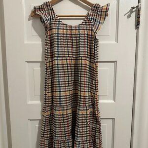 Ann Taylor Loft Gingham Dress XS Petite